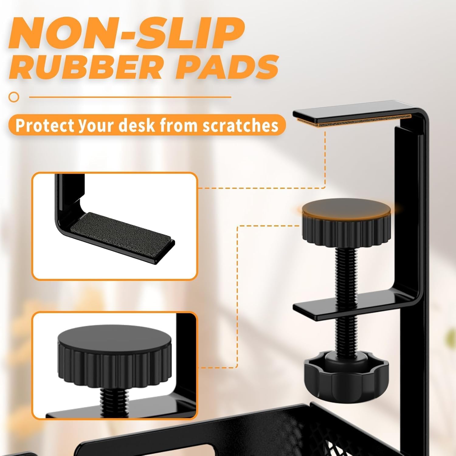 Thumbnail 3 de Under Desk Cable Management Tray 1m 🧰