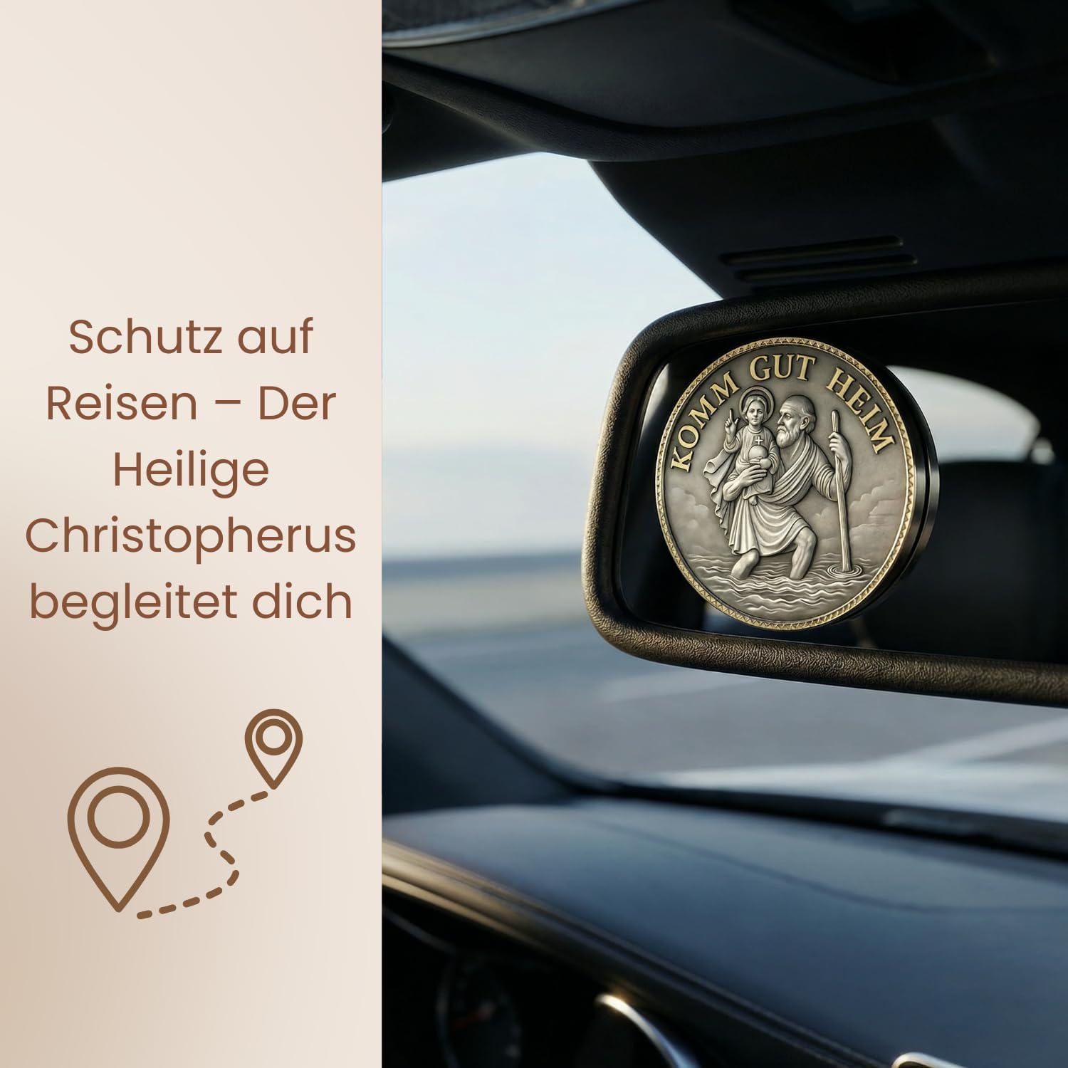 Thumbnail 4 de ELBKAISER Christopherus Auto Magnet