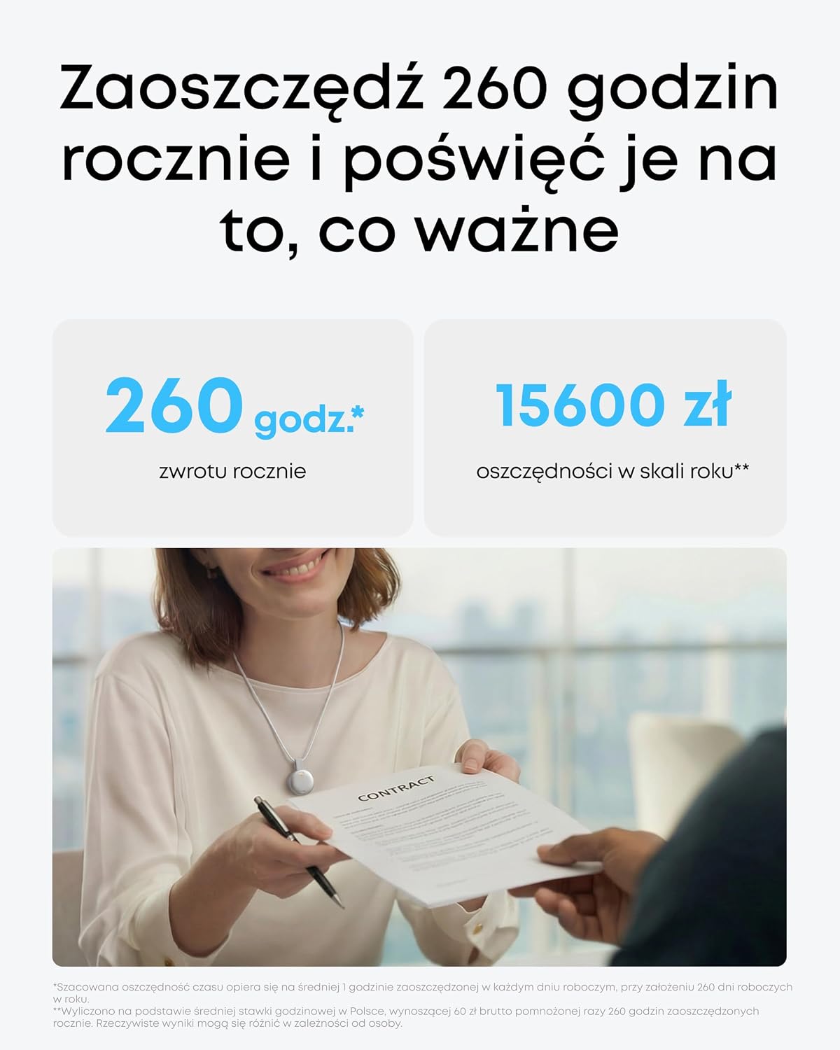 Detalle 2 de soundcore Work – dyktafon 64 GB z transkrypcją AI i certyfikatem MFi