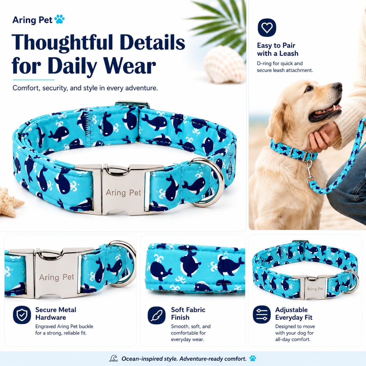 Detalle 2 de ARING PET Dog Collar, Cotton