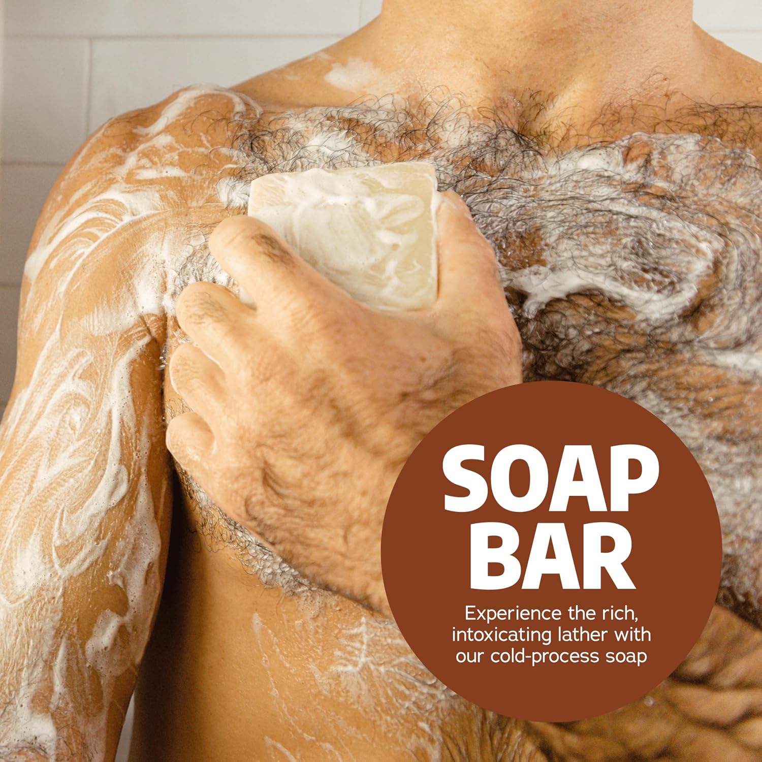 Thumbnail 4 de Dr. Squatch Natural Men’s Bar Soap – Cold Process Wood Barrel Bourbon (3-Pack, 5 oz each)