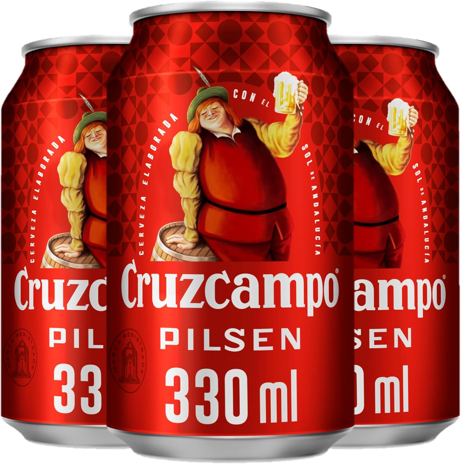 Detalle 2 de Cruzcampo Pilsen Cerveza, Pack Lata 24 x 33 cl