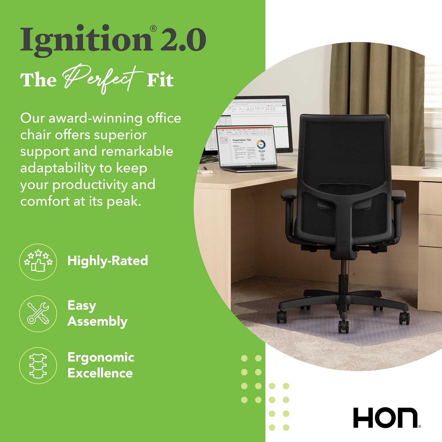 Thumbnail 2 de HON Ignition 2.0 Task Chair 💺