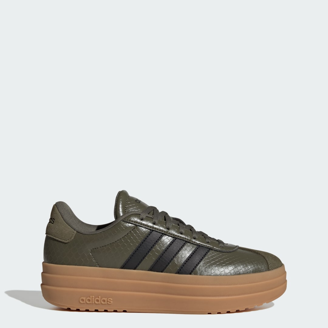 Detalle de Zapatilla VL Court Bold de Adidas: estilo verde para uso diario, ¿vale la pena para ti?