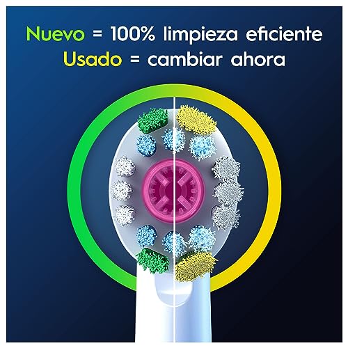 Detalle 2 de Oral-B Pro 3D White Recambios 8 unidades 🪥