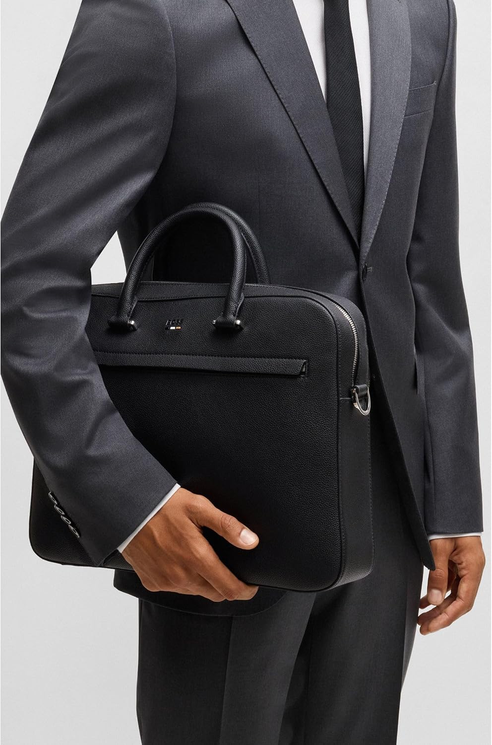 Detalle 2 de BOSS Ray_S Doc Case Herren Messenger, Schwarz