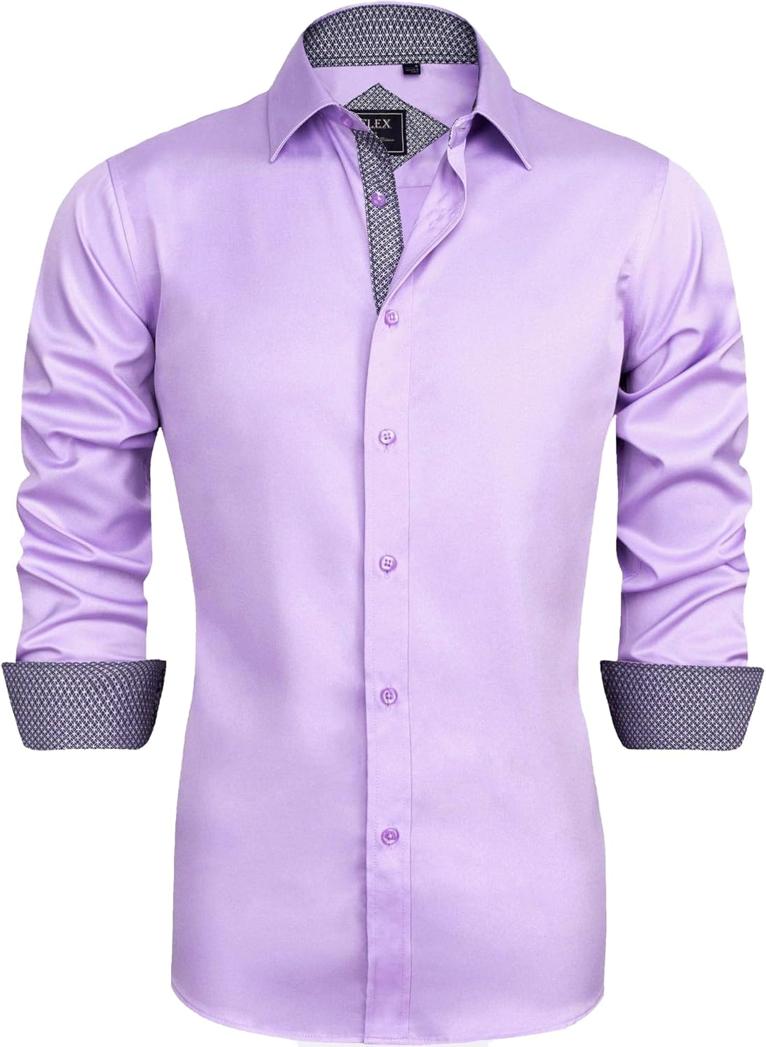 Thumbnail 6 de J.VER Herren Hemd Regular Fit Langarm – Regular Businesshemd mit Stretch und Muster