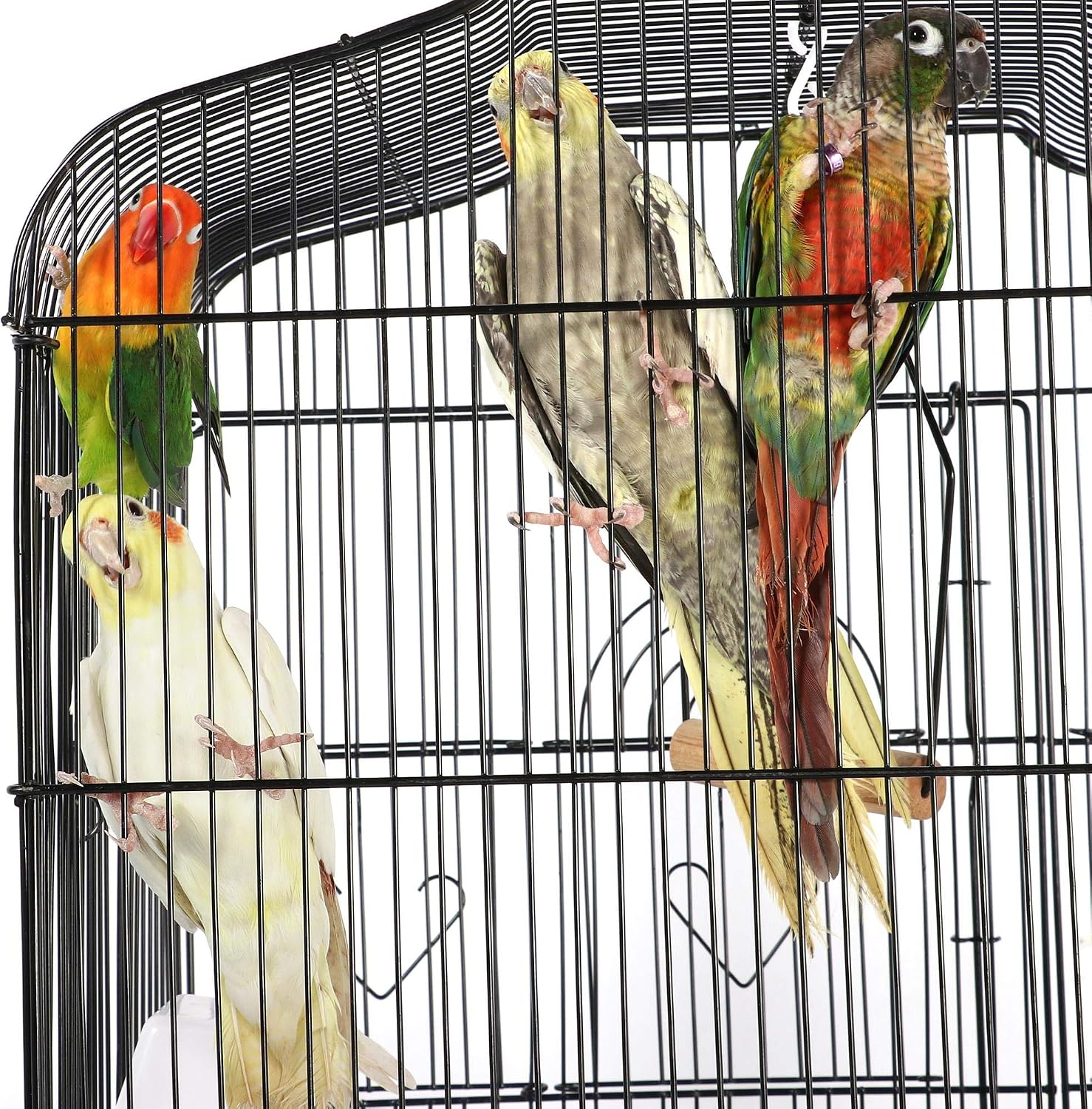 Detalle 2 de Yaheetech 104cm Metal Parrot Cage