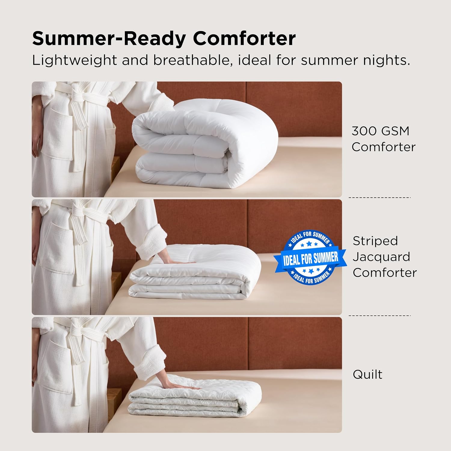 Detalle 2 de Bedsure Lightweight Comforter King