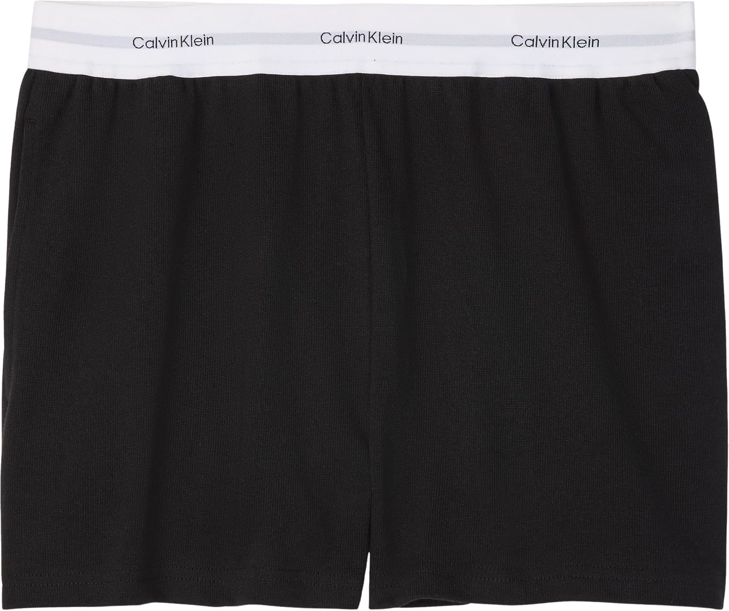 Detalle de Short d’intérieur femme Calvin Klein en jersey logo avec ceinture emblématique
