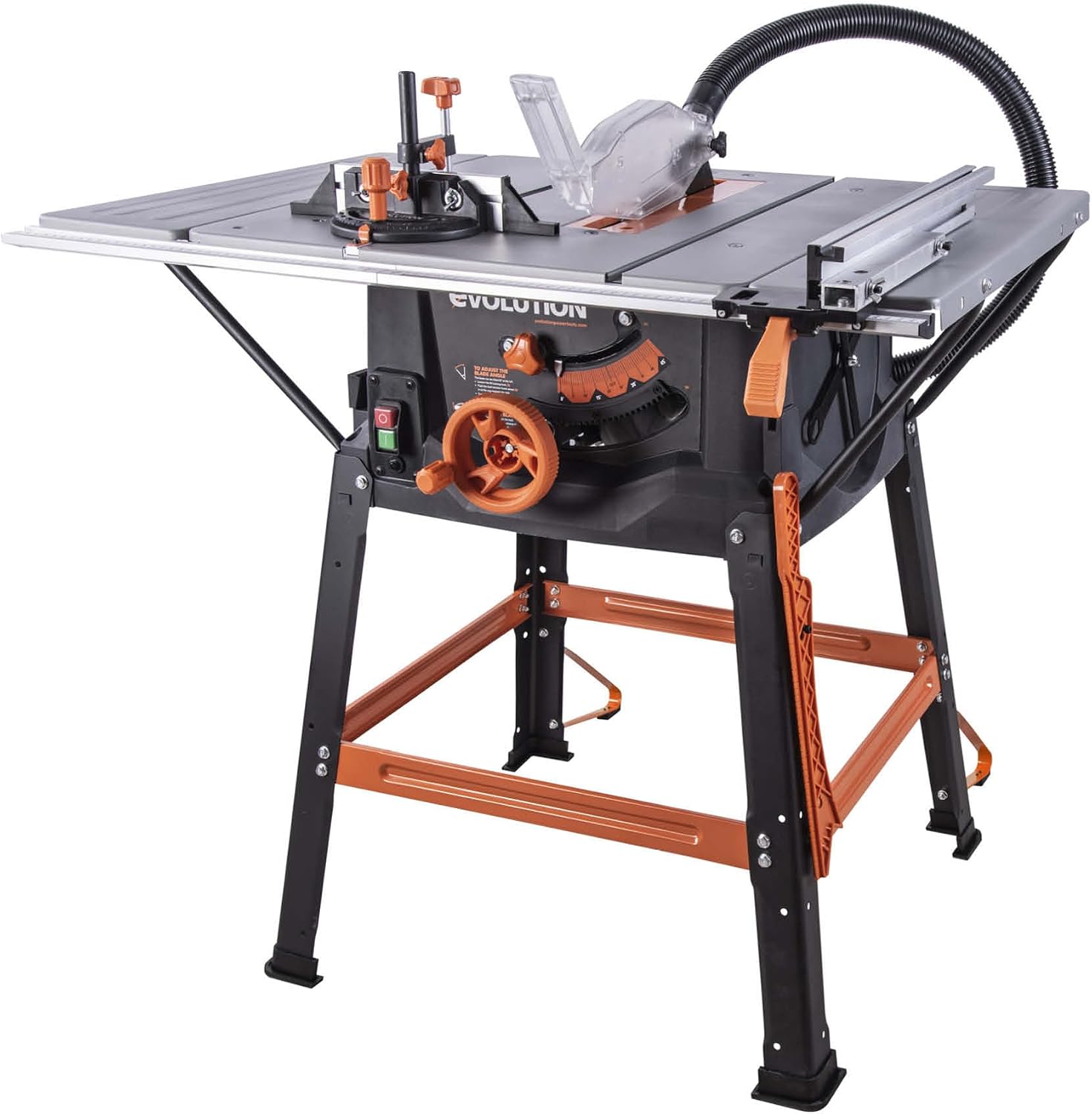 Detalle de Evolution Power Tools R255MTS – piła stołowa 1500 W z tarczą TCT 255 mm