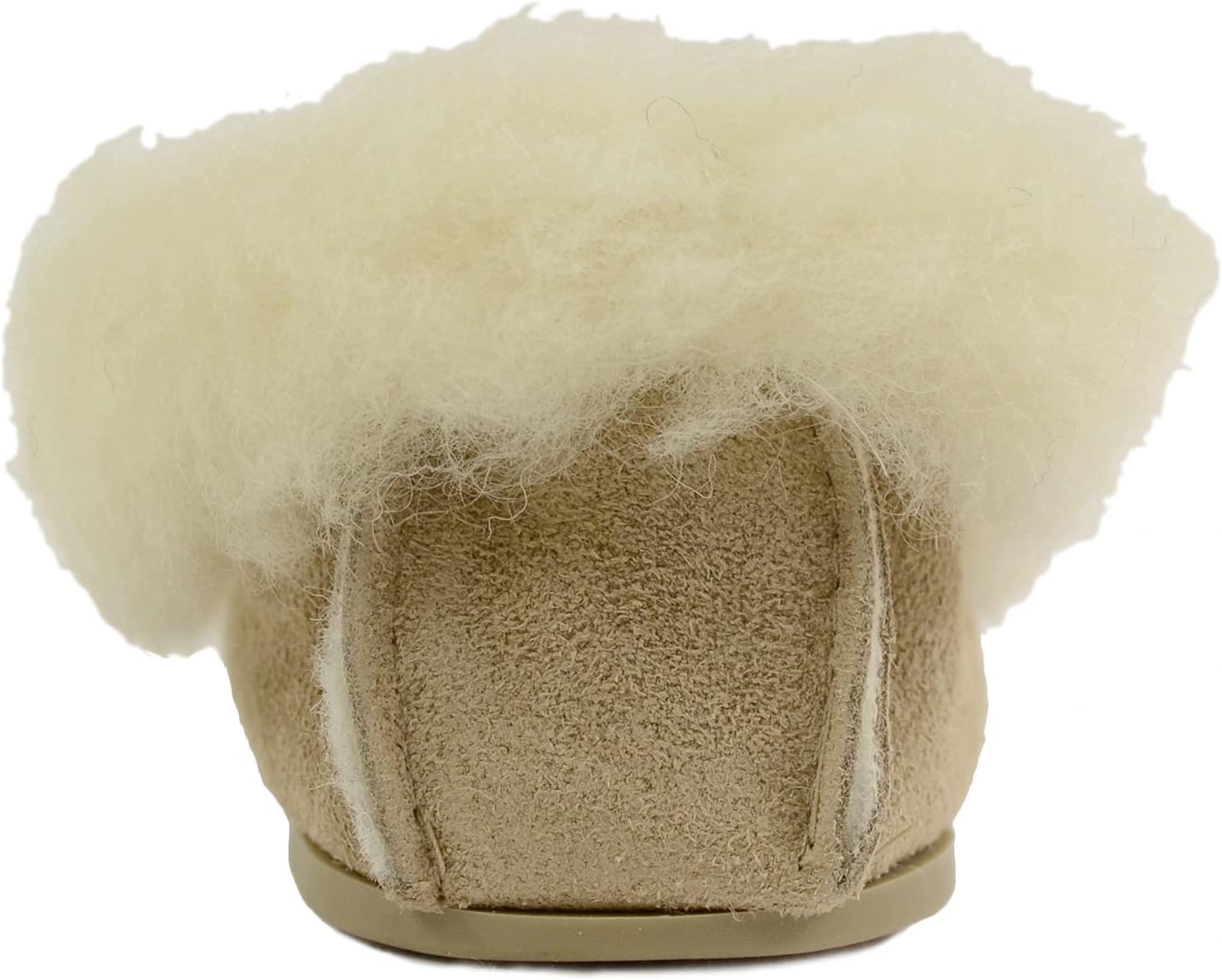 Detalle de Absolute Footwear Womens Slip On Sheepskin Moccasins with Wool Cuff and Rubber Sole (Made in the UK)
