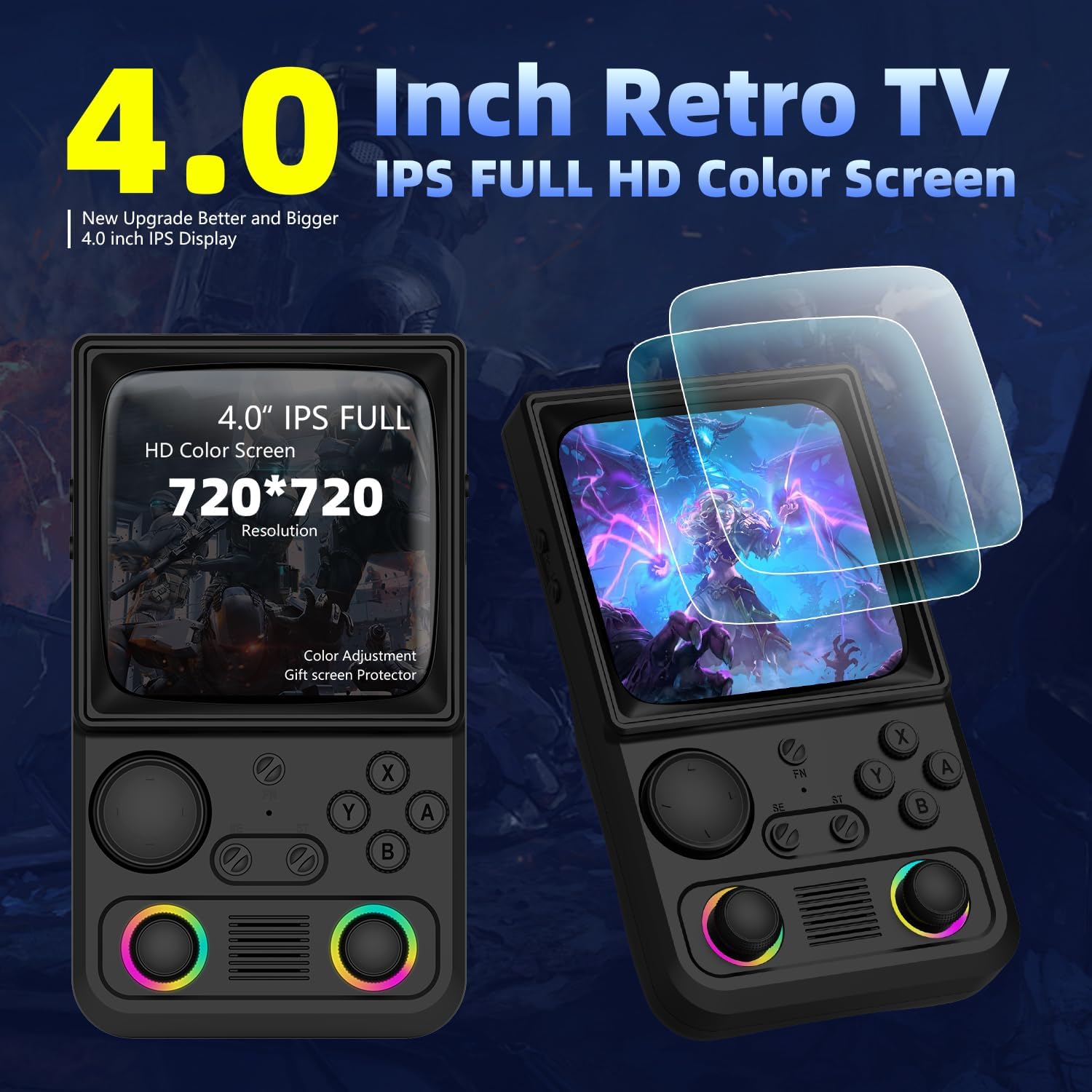 Detalle 1 de RG40TV Retro Handheld Game Console, 64GB