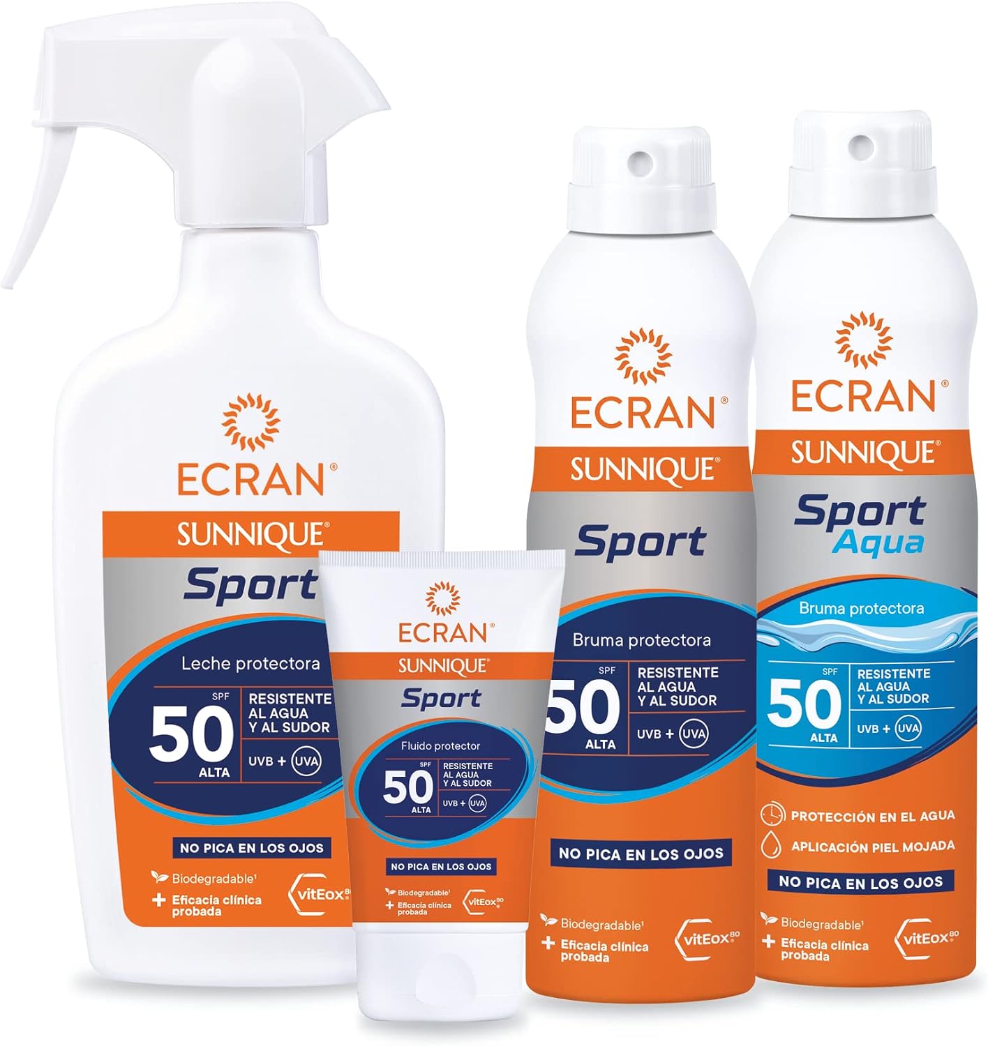 Detalle de Ecran Sun Citronolja Sport solskyddsspray SPF 50, 250 ml