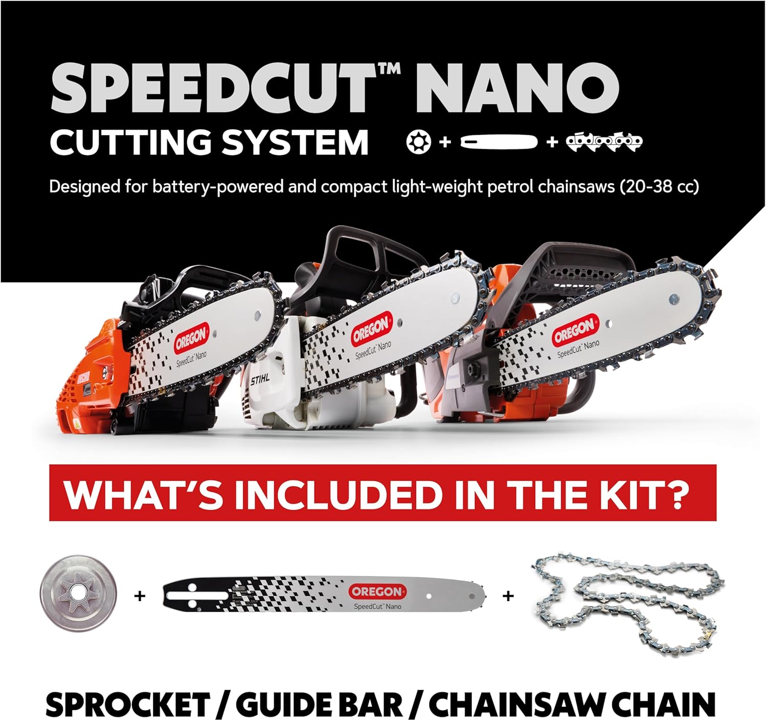 Thumbnail 4 de Oregon SpeedCut Nano: Kit de Optimización para Motosierra