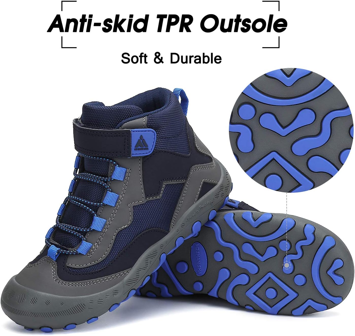 Thumbnail 5 de Mishansha Kids Hiking Boots (Toddler) — Water-Resistant, Non-Slip Outdoor Trekking Shoes