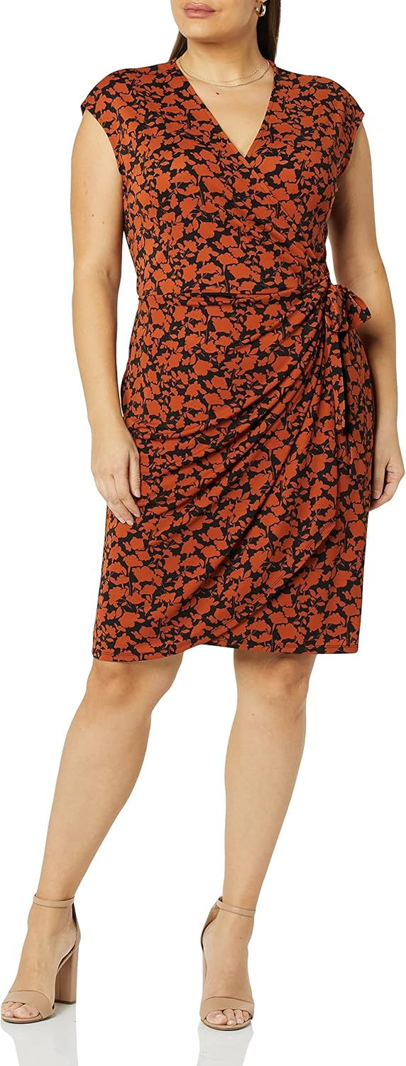 Thumbnail 3 de Amazon Essentials Damen Wickelkleid mit Flügelärmeln – Übergröße erhältlich