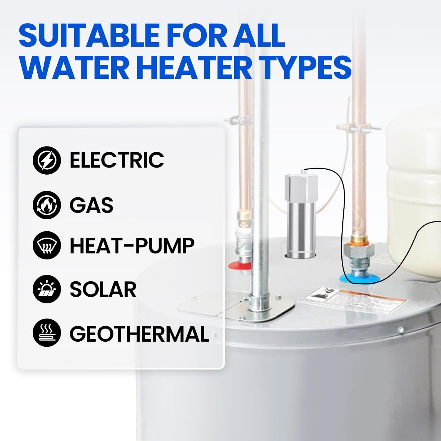 Detalle 2 de MEASUREMAN Water Heater Anode Rod Titanium