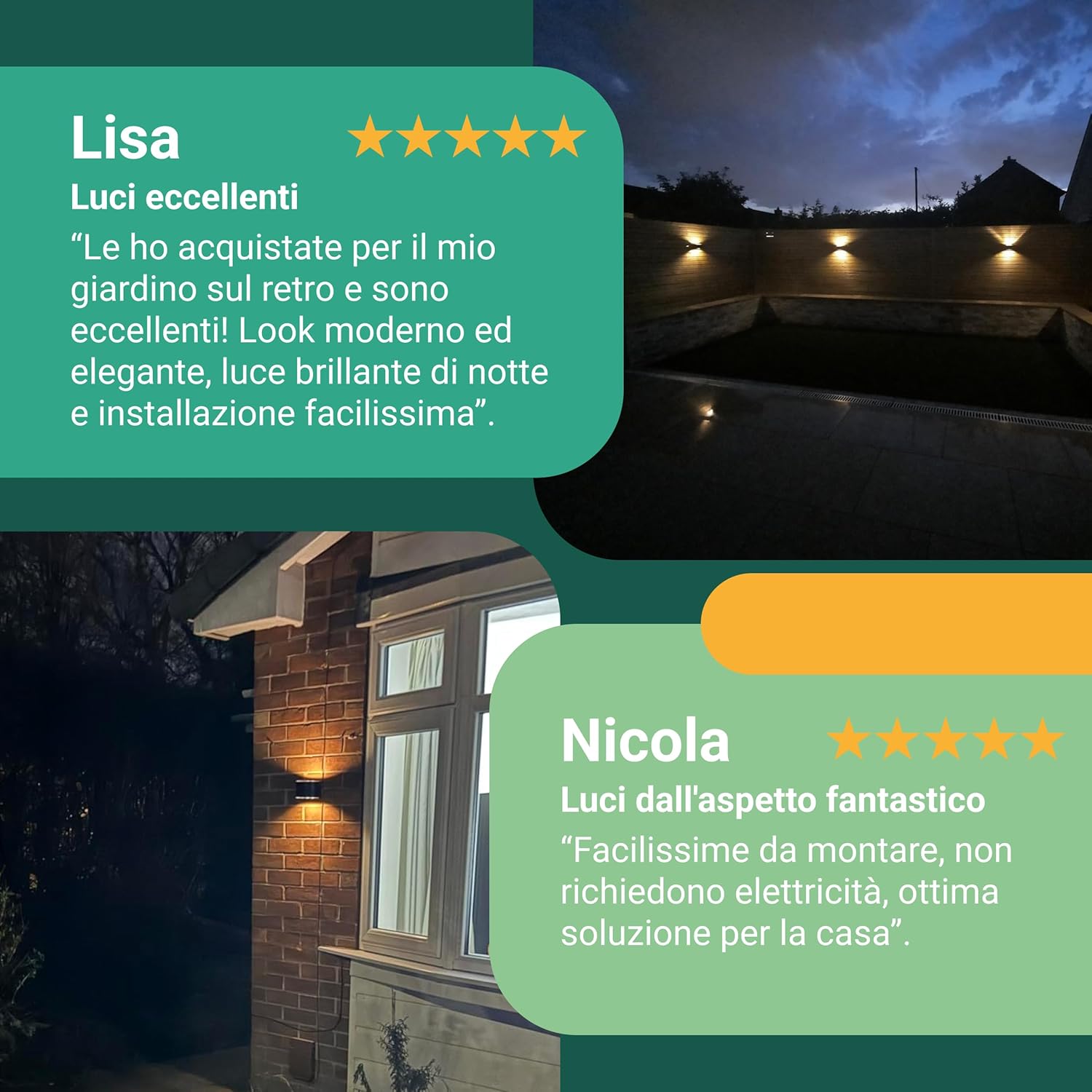 Thumbnail 6 de Proxinova Applique Solare LED 2 unità 🌞📡