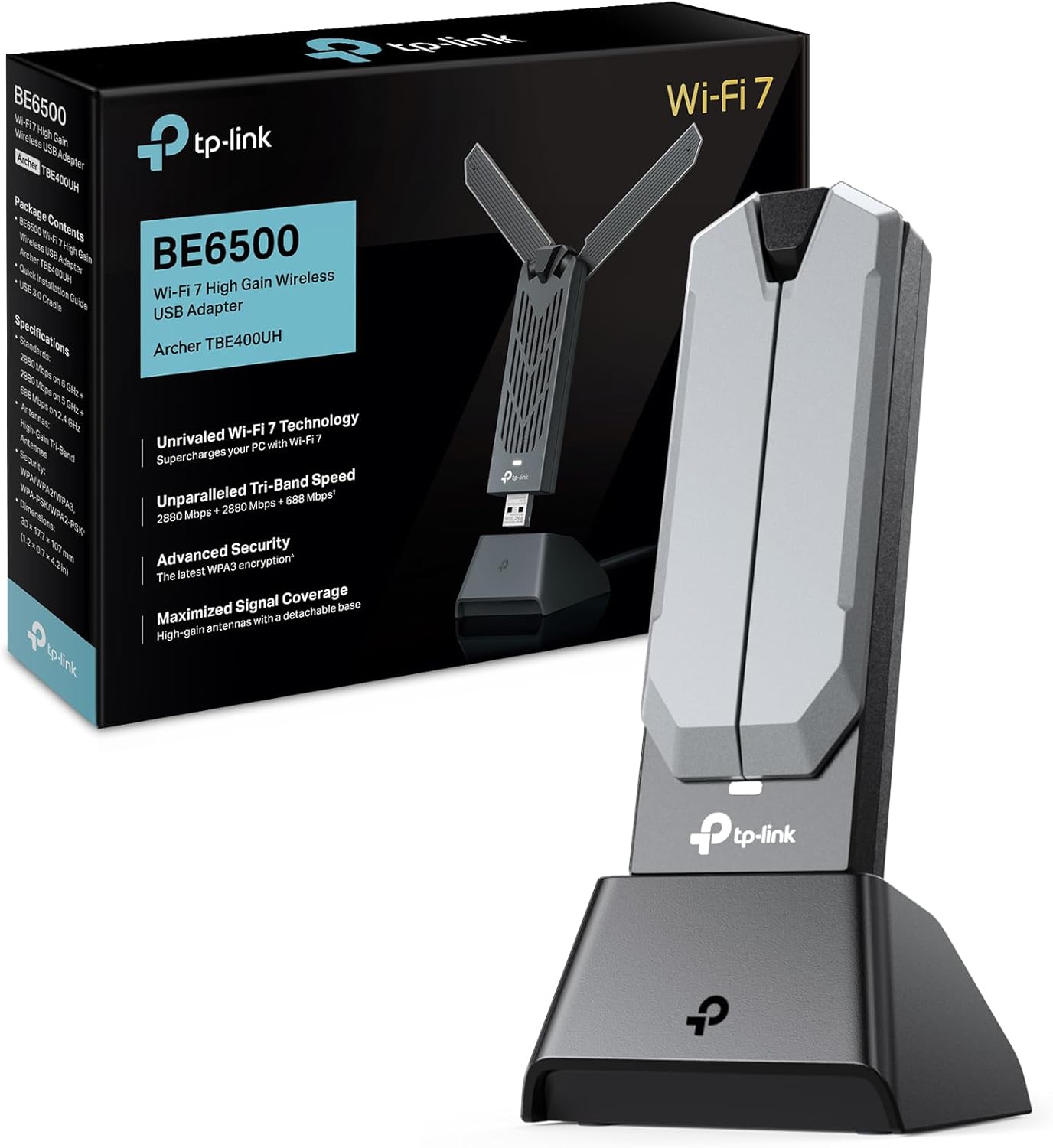 TP-Link Archer TBE400UH WiFi 7 chiavetta USB 6500 Mbps
