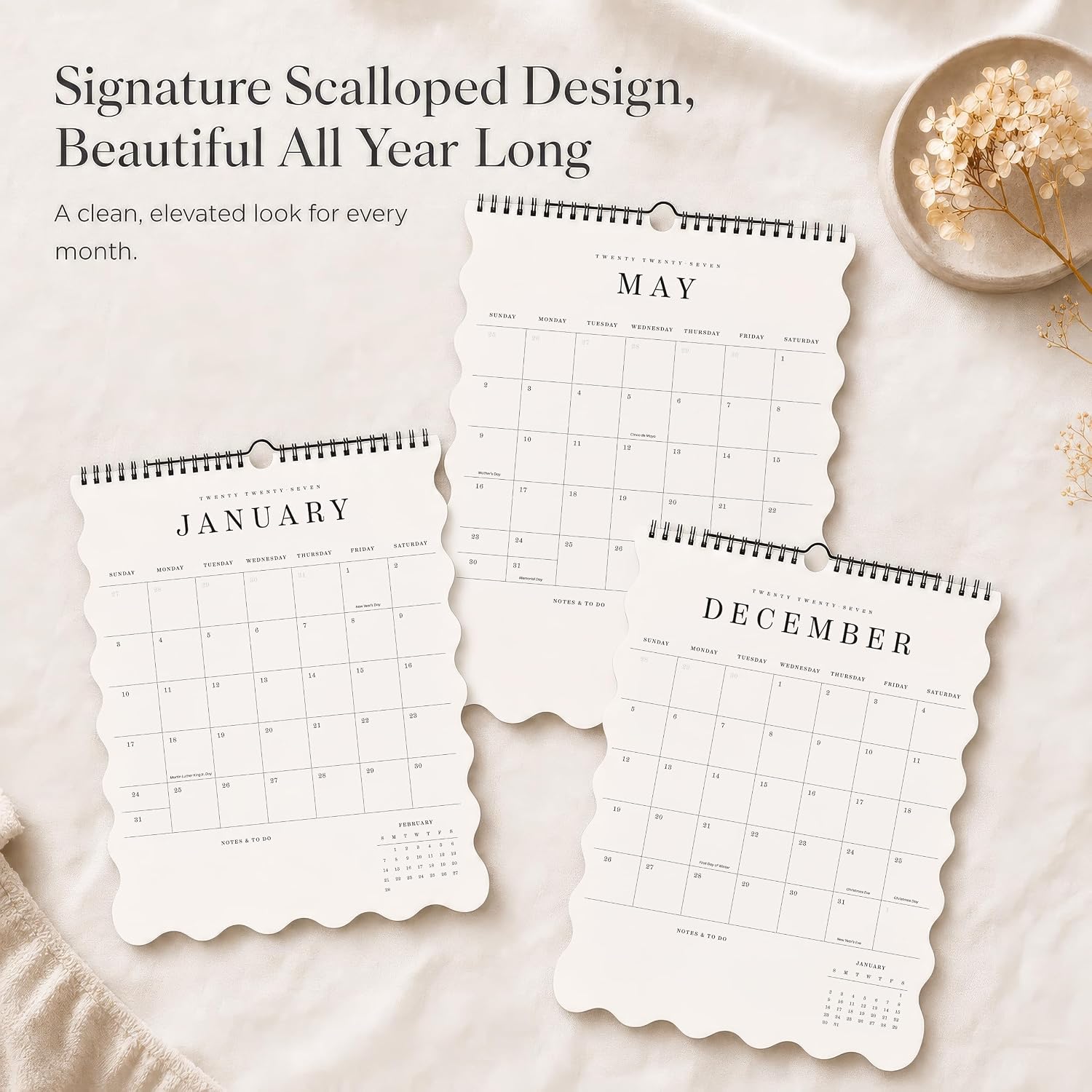 Thumbnail 6 de ZICOTO 2026–2027 Wall Calendar, 14" x 11", August 2026–December 2027