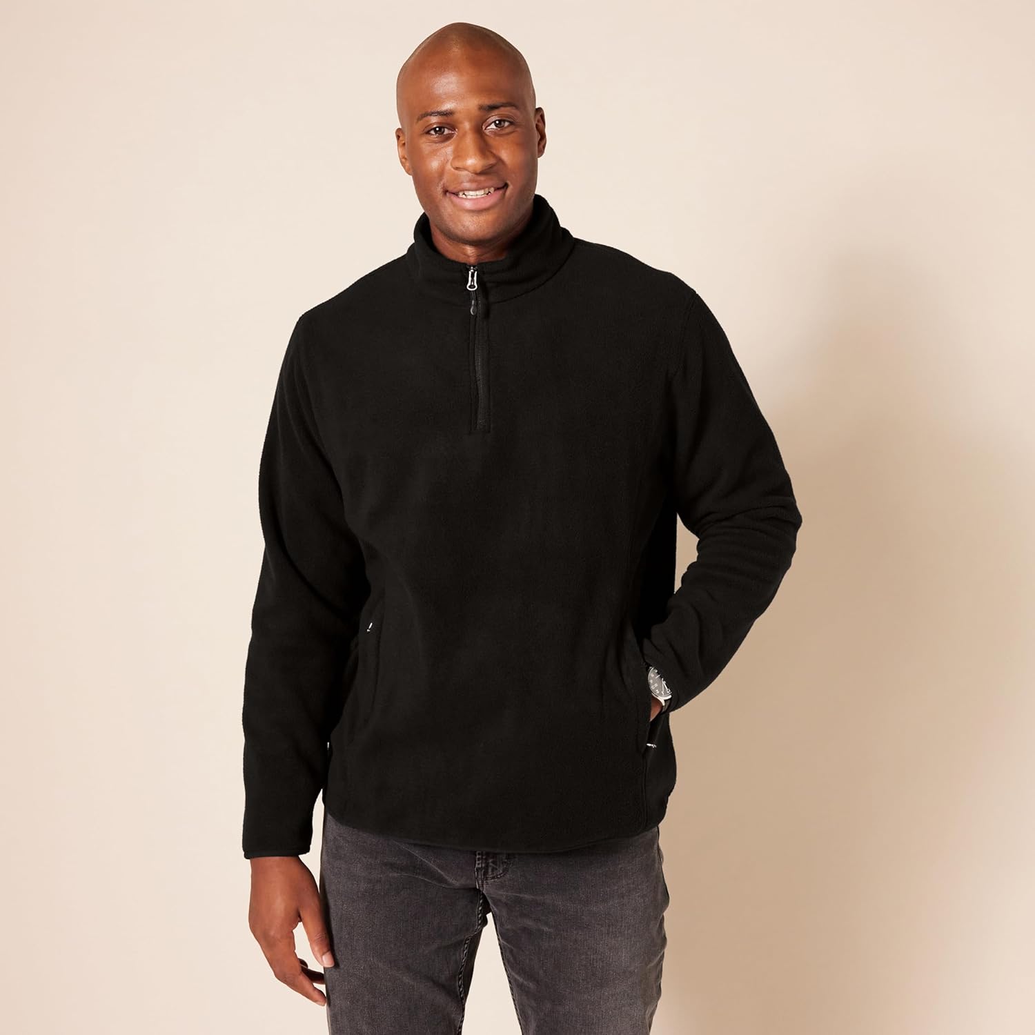 Thumbnail 4 de Amazon Essentials Men’s Quarter-Zip Polar Fleece Jacket