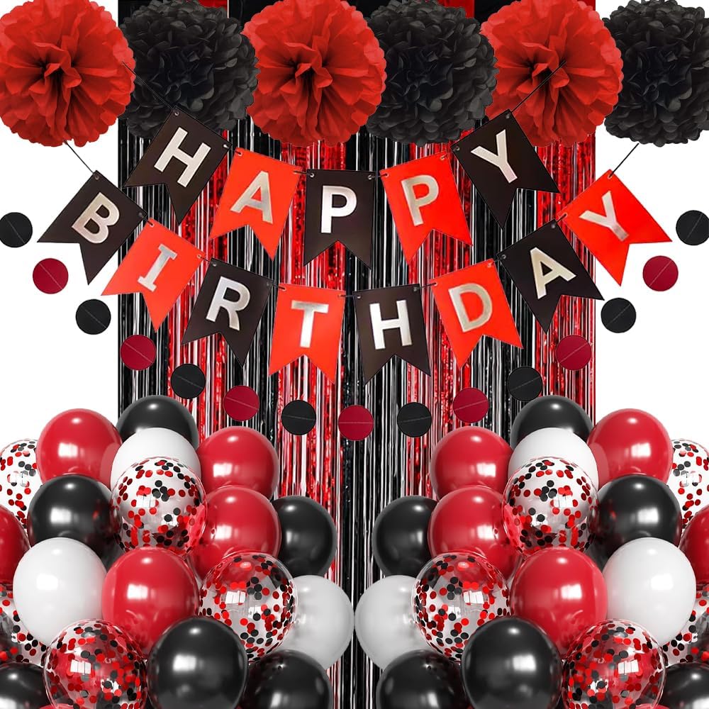 Detalle de Geburtstagsdeko Grün Gold – Happy Birthday Banner, Pompons und Luftballons im Salbeigrün-Gold-Set