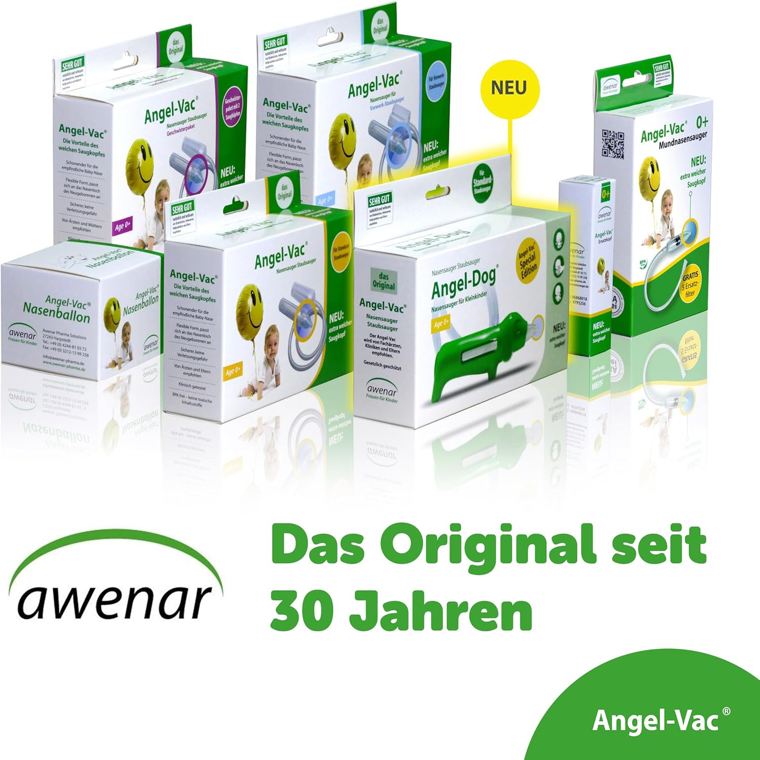 Thumbnail 5 de Angel-Vac® Nasensauger Baby für Standard-Staubsauger – sanfter Baby-Nasenreiniger ab 0 Jahren