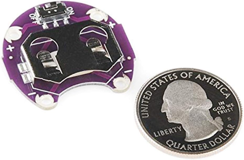 Detalle 2 de Youmile 10PACK Coin Cell Battery Holder Lilypad CR2032 Battery Mount Module for Arduino