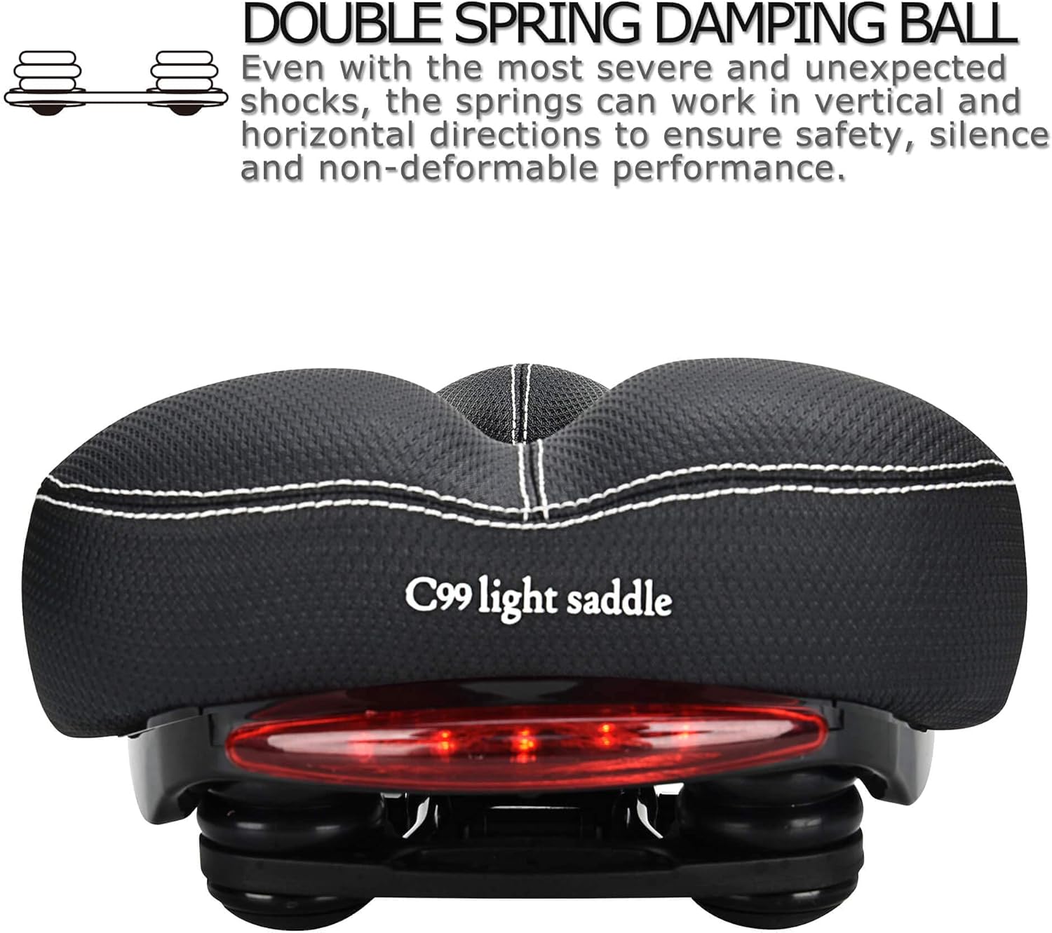 Detalle 2 de DAWAY C99 bike seat with memory foam