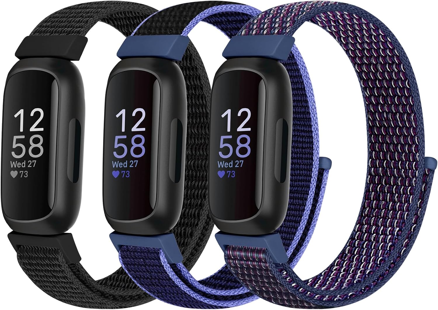 Detalle de Fitbit Inspire 3 Nylon Sport Loop strap