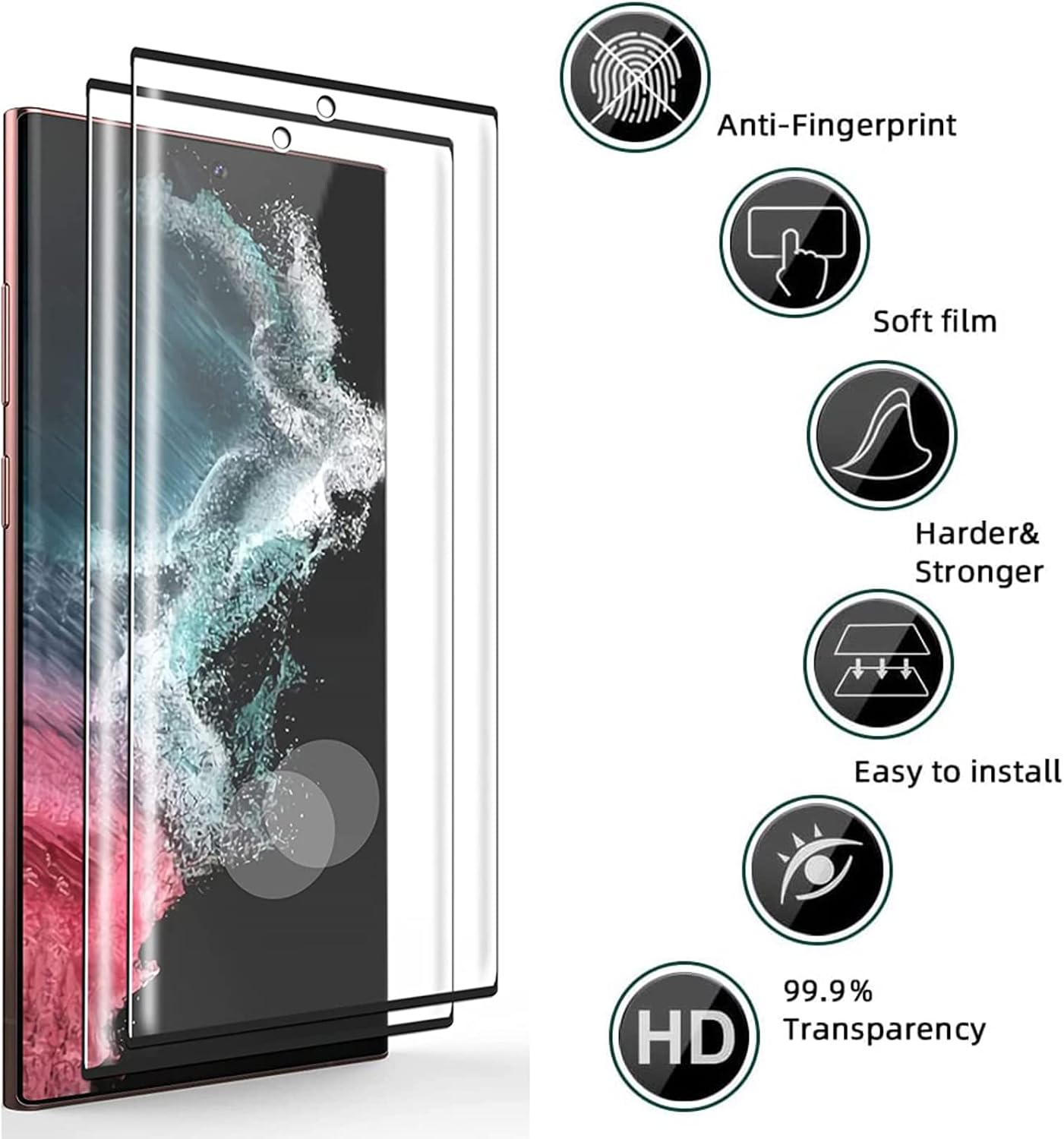 Detalle de XDesign Galaxy S22 Ultra screen protector