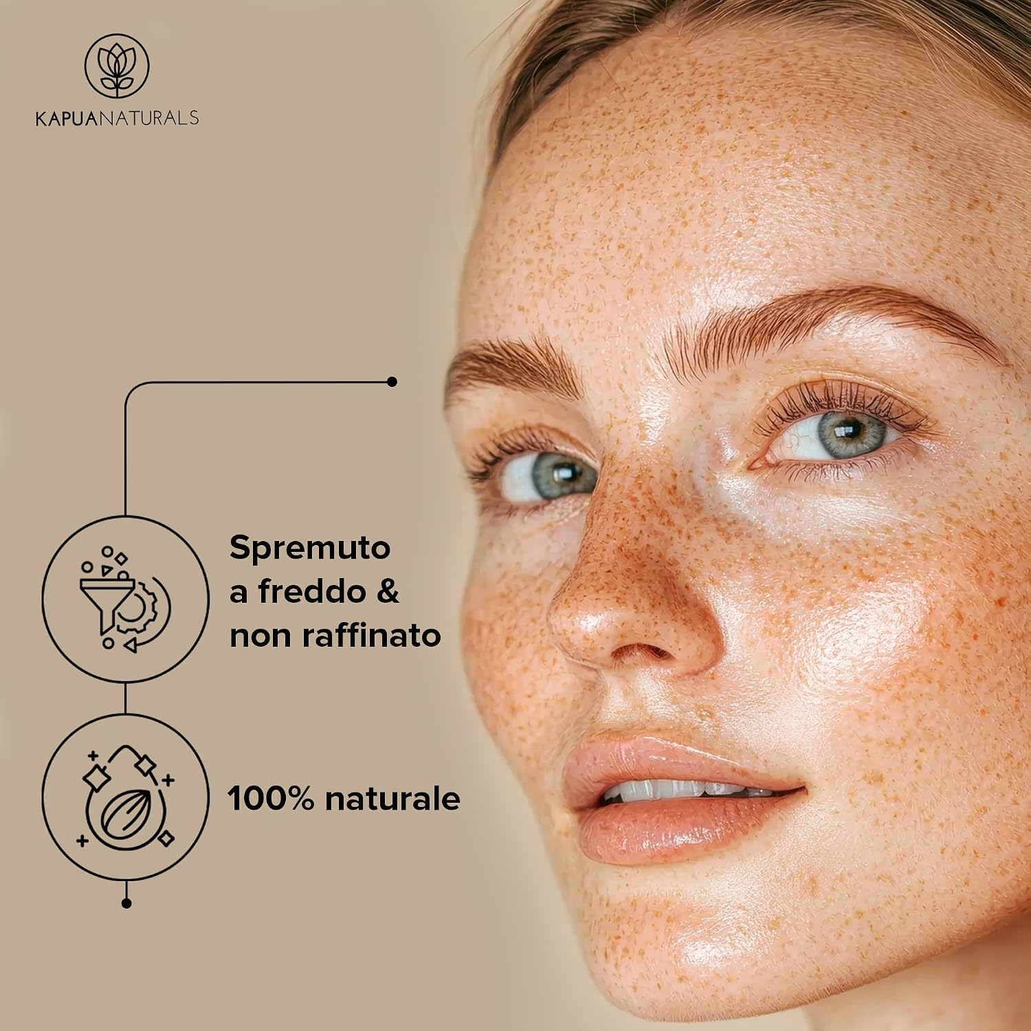 Detalle de Olio di ricino biologico 100 ml – spremuto a freddo, puro, vegan e multifunzionale