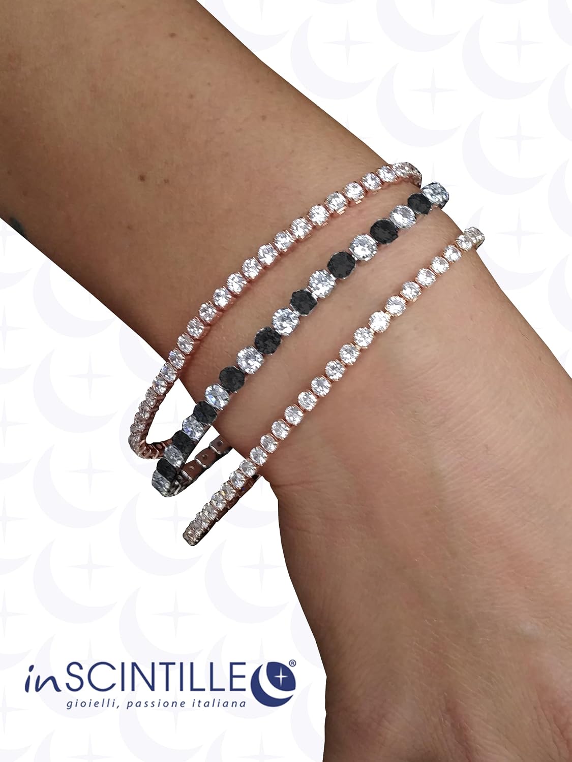 Detalle 2 de inSCINTILLE Bracelet Tennis 17/20 cm đź’Ť