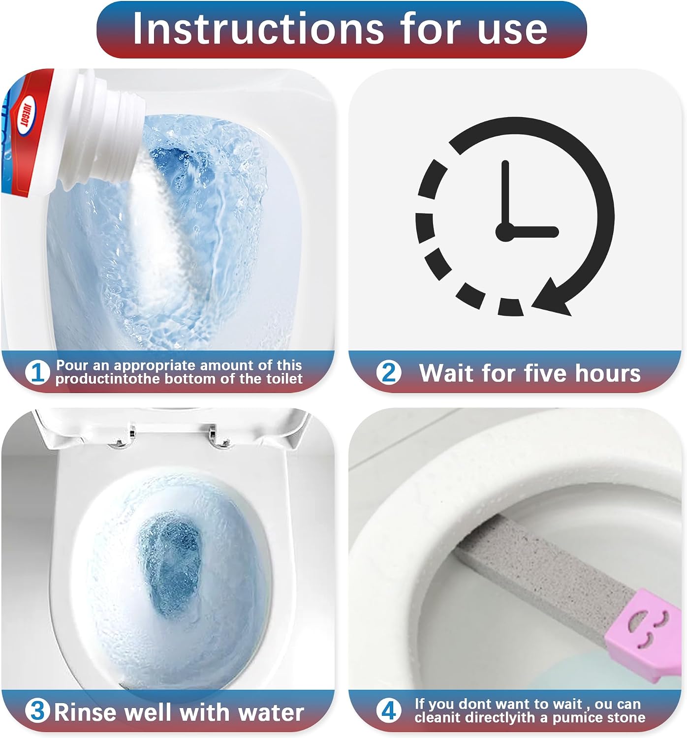Detalle 2 de Juegot toiletreinigingspoeder, 250 g, voor de toiletpot