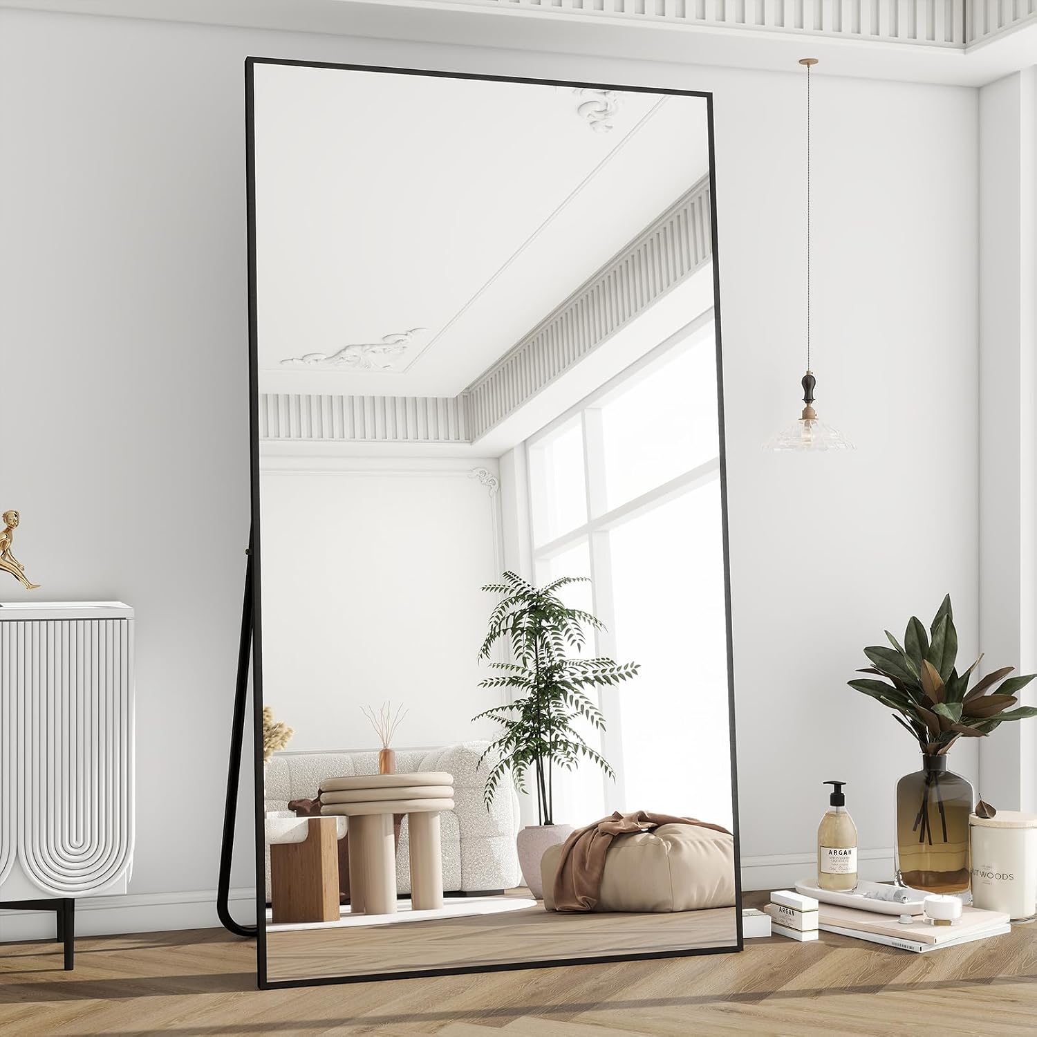 Thumbnail 6 de BEAUTYPEAK Full-Length Mirror, 21 x 56 in