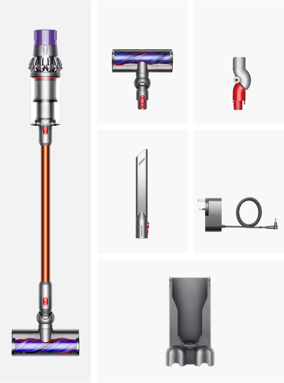 Thumbnail 2 de Dyson Cyclone V10 Akku-Staubsauger mit Niedrigreichweiten-Adapter