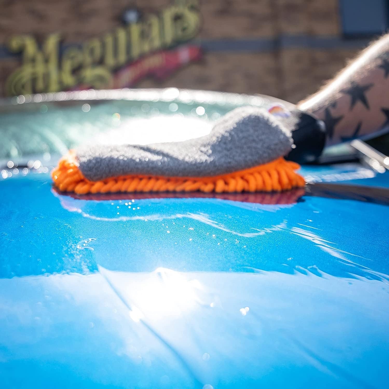 Thumbnail 4 de Meguiar's Hybrid Wash Mitt – Beidseitiger Mikrofaser Waschhandschuh (X210200EU)