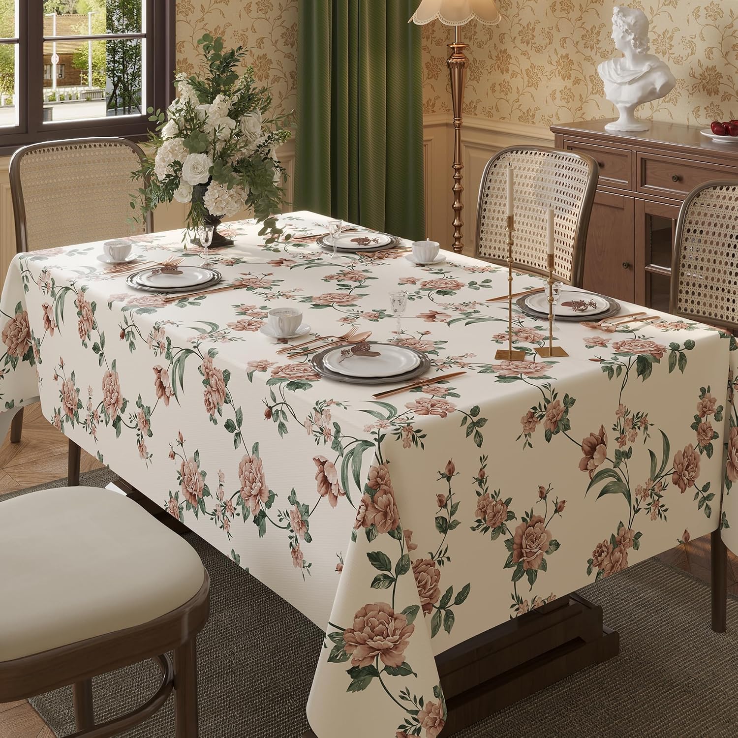 Thumbnail 6 de HOMOHEINI Vinyl Tablecloth, 52 x 70 Inches