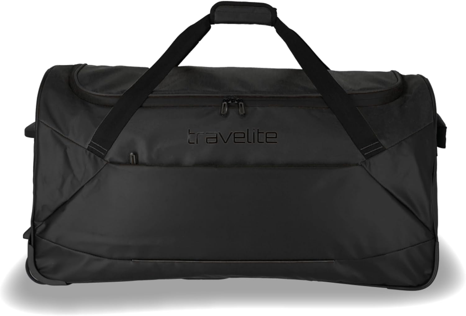 Detalle de Travelite Trolley Reisetasche mit Rollen – wasserabweisendes Allround-Softbag, 98–119 L