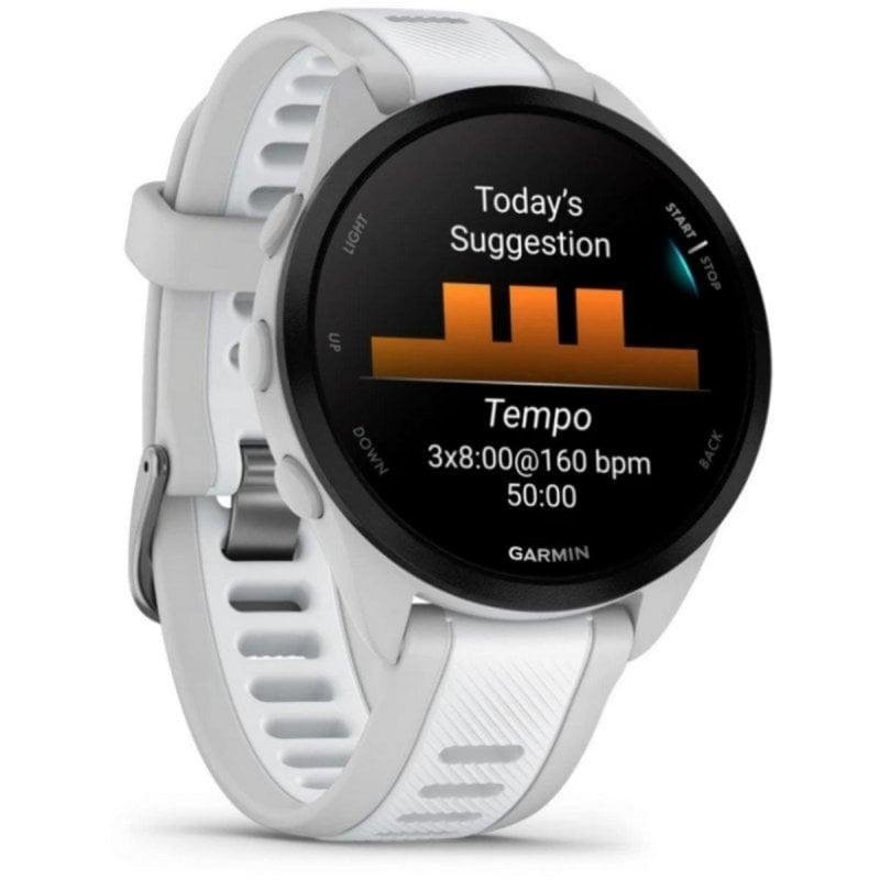 Detalle 2 de Garmin Forerunner 165 Reloj GPS 43 mm blanco
