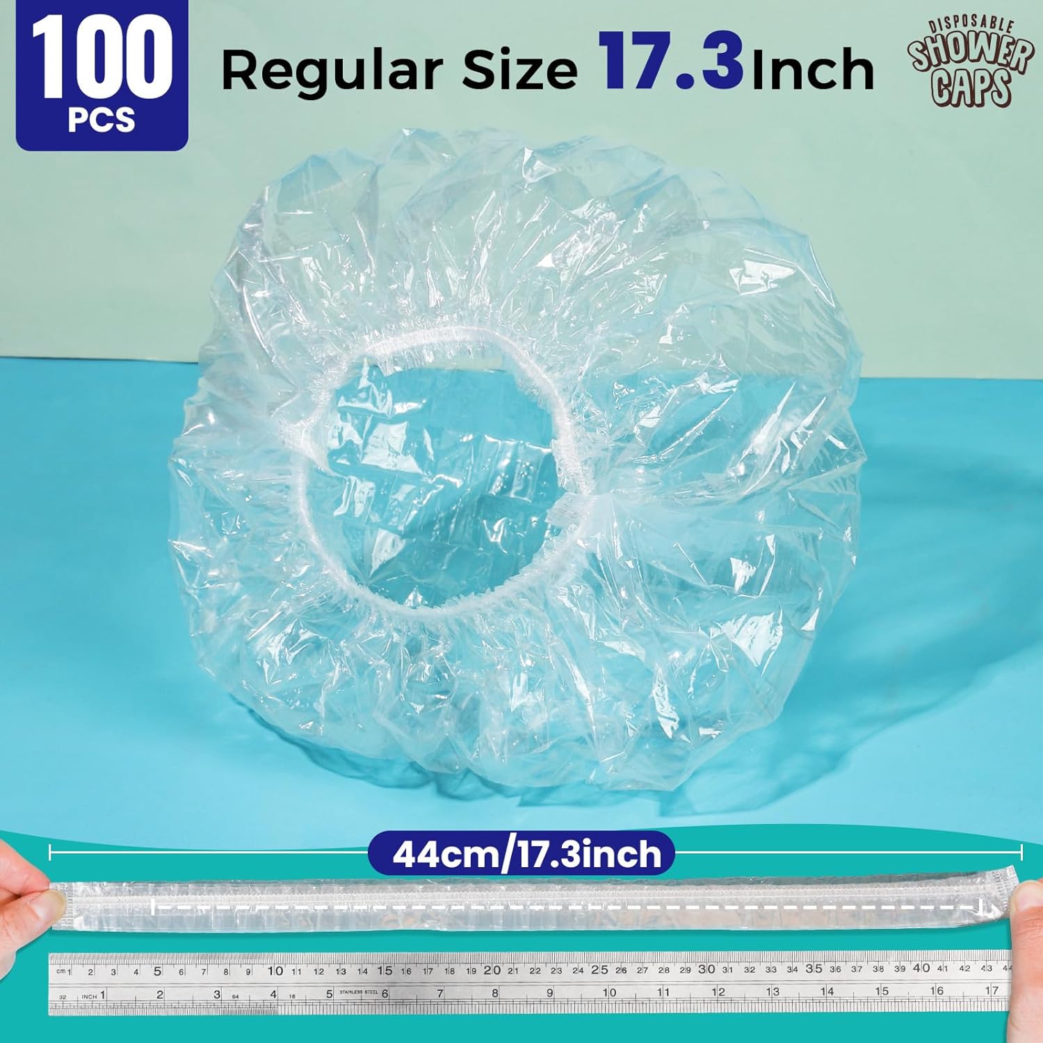Detalle de LEOBRO Disposable Shower Caps 100 pcs, 17.3 in