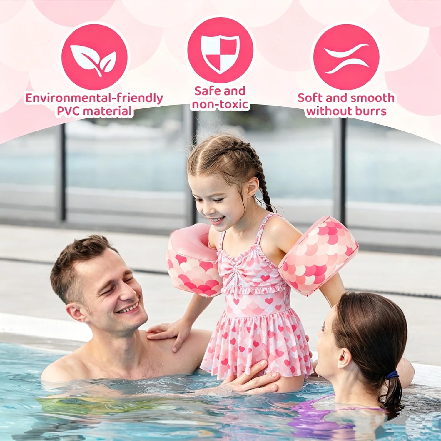 Thumbnail 6 de Baby Armbands Dual Buoyancy Arm Bands for Toddlers (1–6 Years)