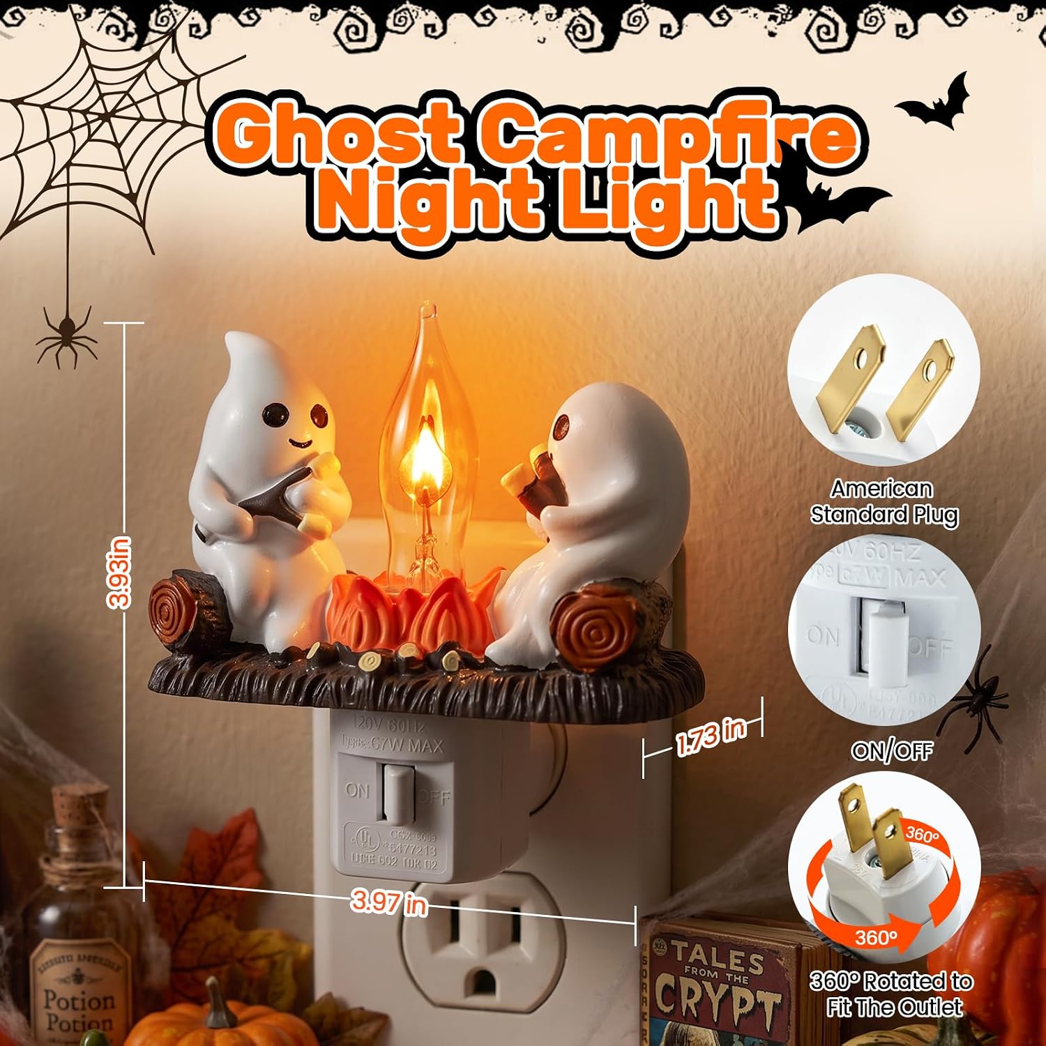 Detalle de SkyRoad Plug-In Halloween Night Light