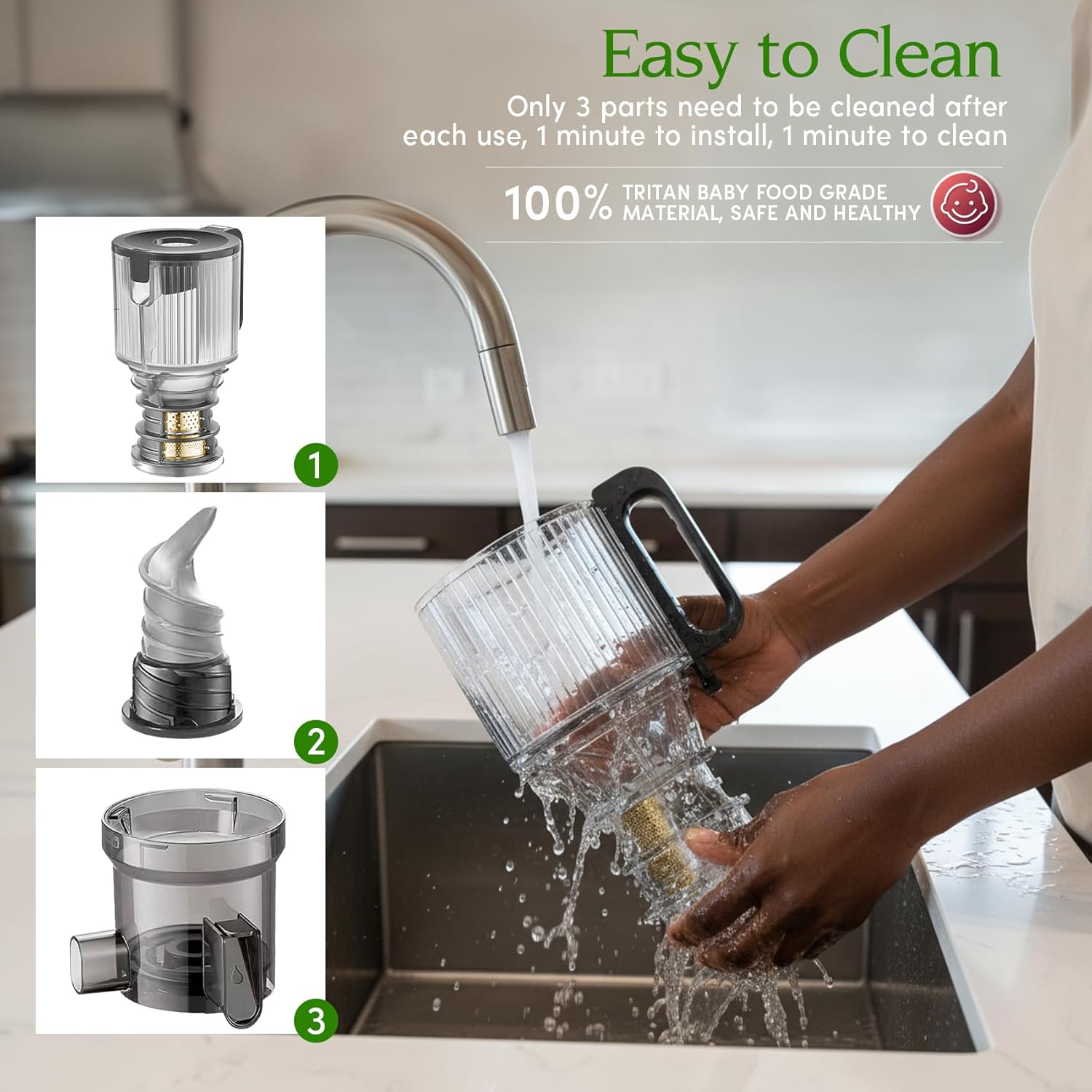 Thumbnail 6 de Anybear 350W Slow Juicer 124 mm Einfüllschacht