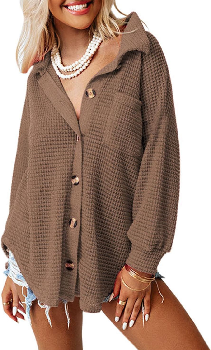 Detalle 2 de Dokotoo waffle knit shacket jacket