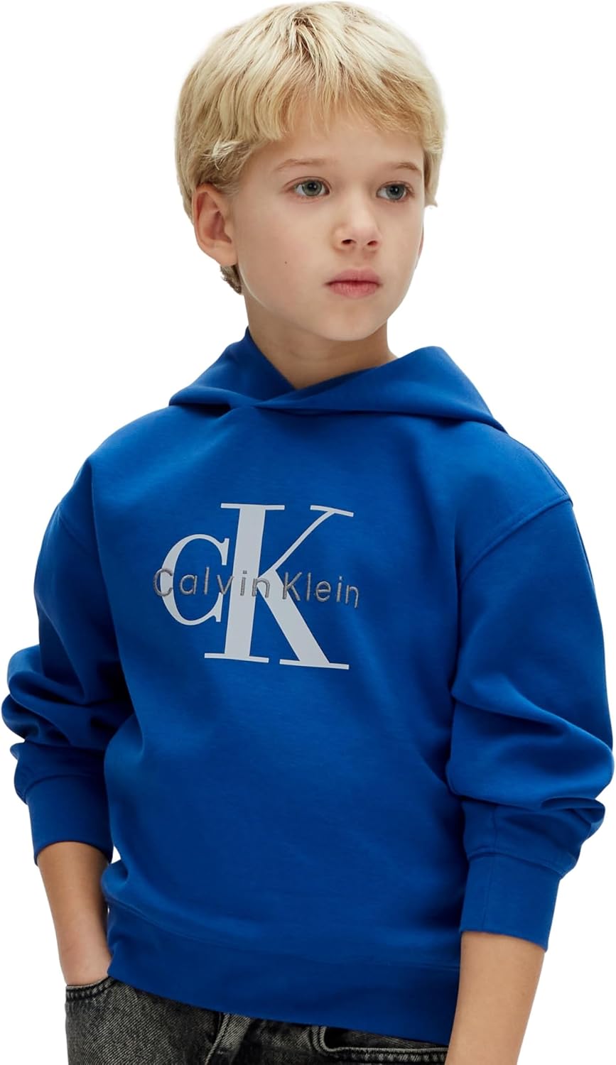 Detalle de Hoodie garçon Calvin Klein Light Monologo IB0IB02615 à capuche