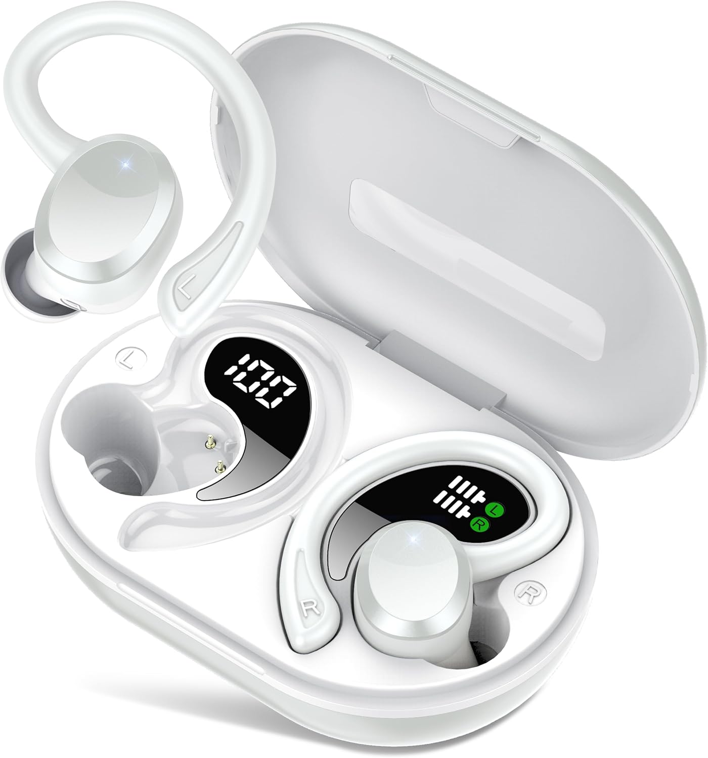 Detalle de Bluetooth Kopfhörer Sport 2026 – In Ear, kabellos, IPX7, 68 Std Gesamtspielzeit