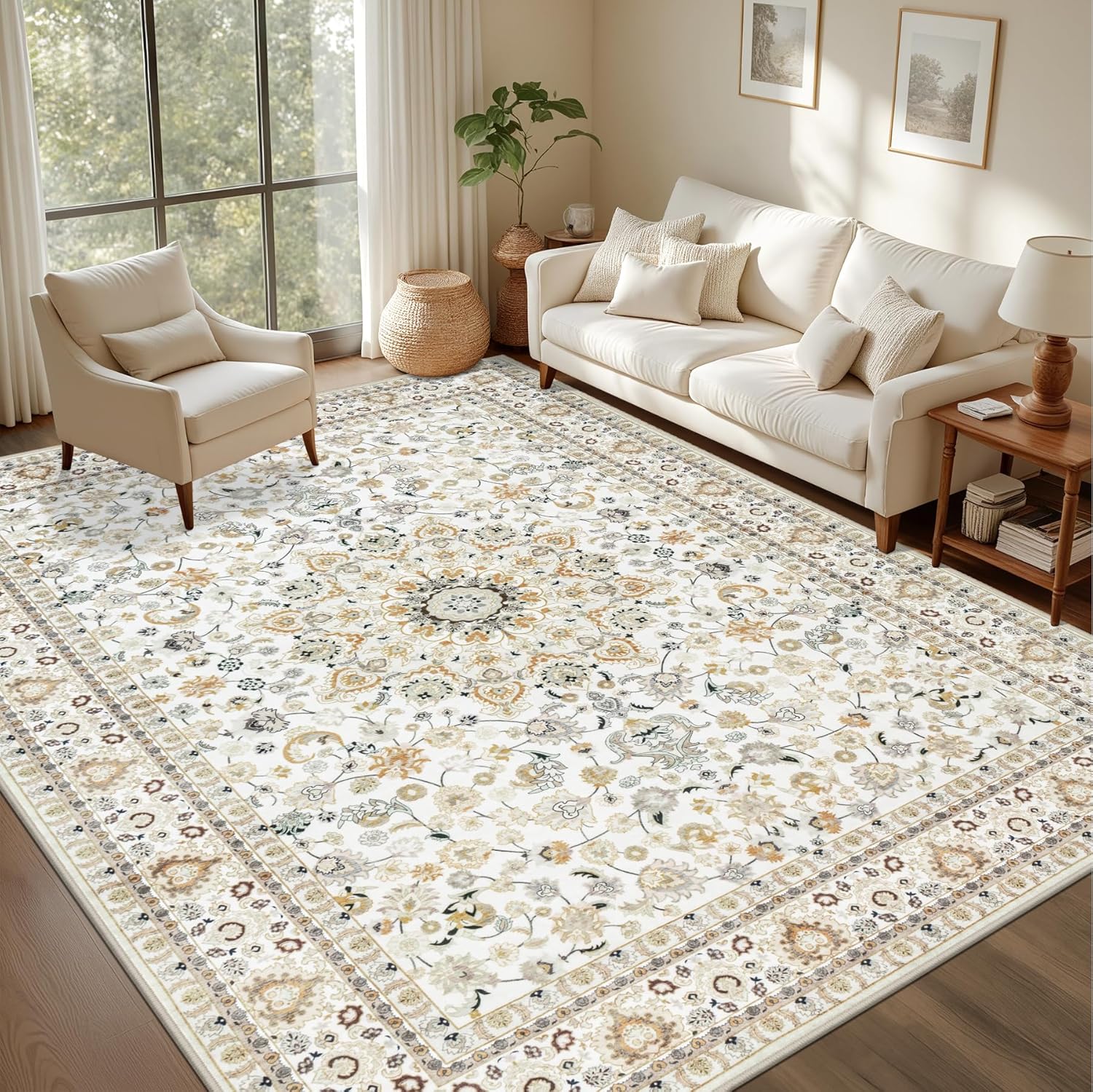 Thumbnail 2 de ExpediX 5x7 Area Rug Beige
