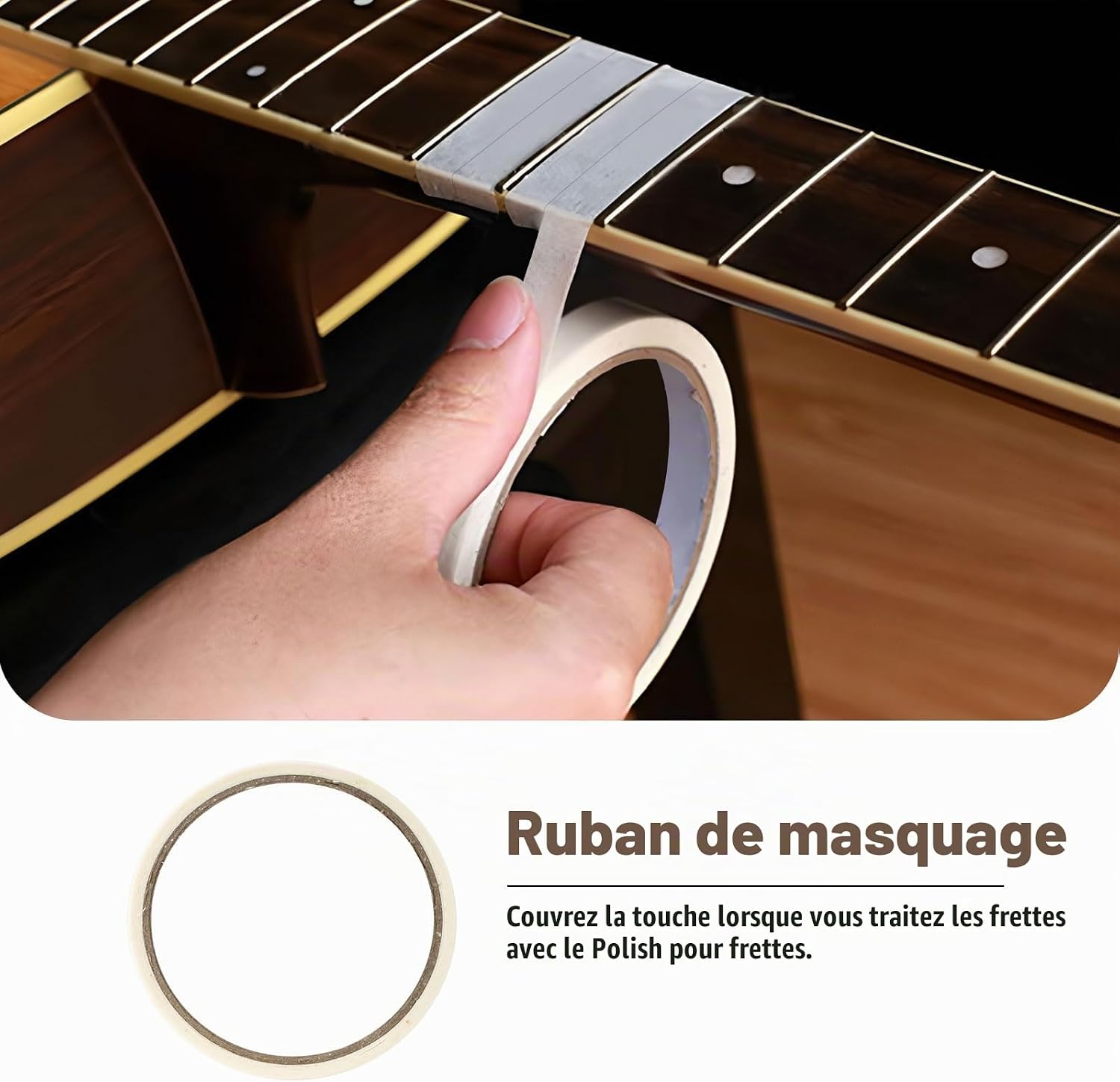 Detalle 2 de Guitar Cleaning Kit PRO - 1 gitaarreinigingsset met fretpolish en citroenolie